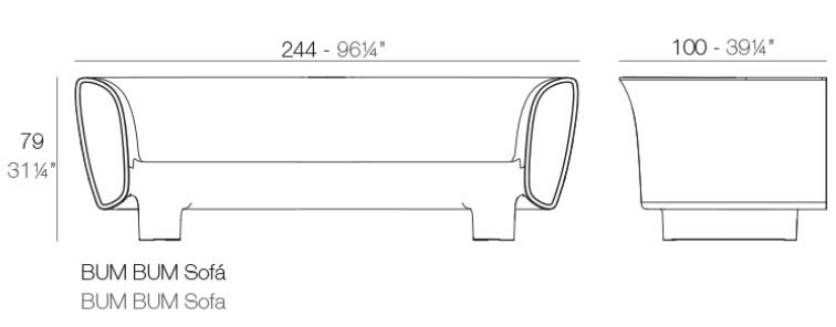 medidas Bum Bum Sofá