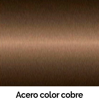 acero color cobre