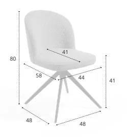 Wendy C Nacher chair measurements